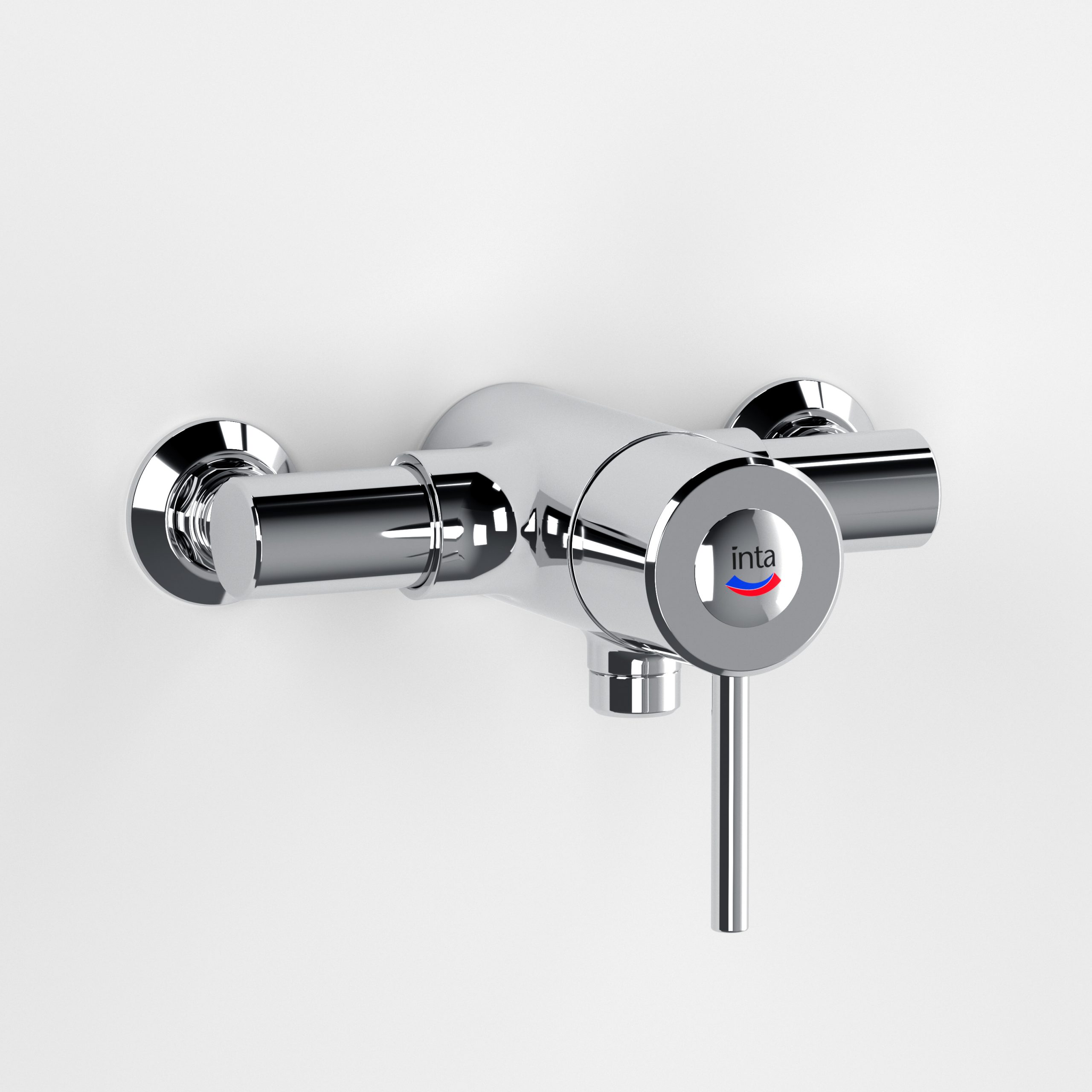 Acura Care Exposed Thermostatic Shower (Bottom Outlet) Intatec